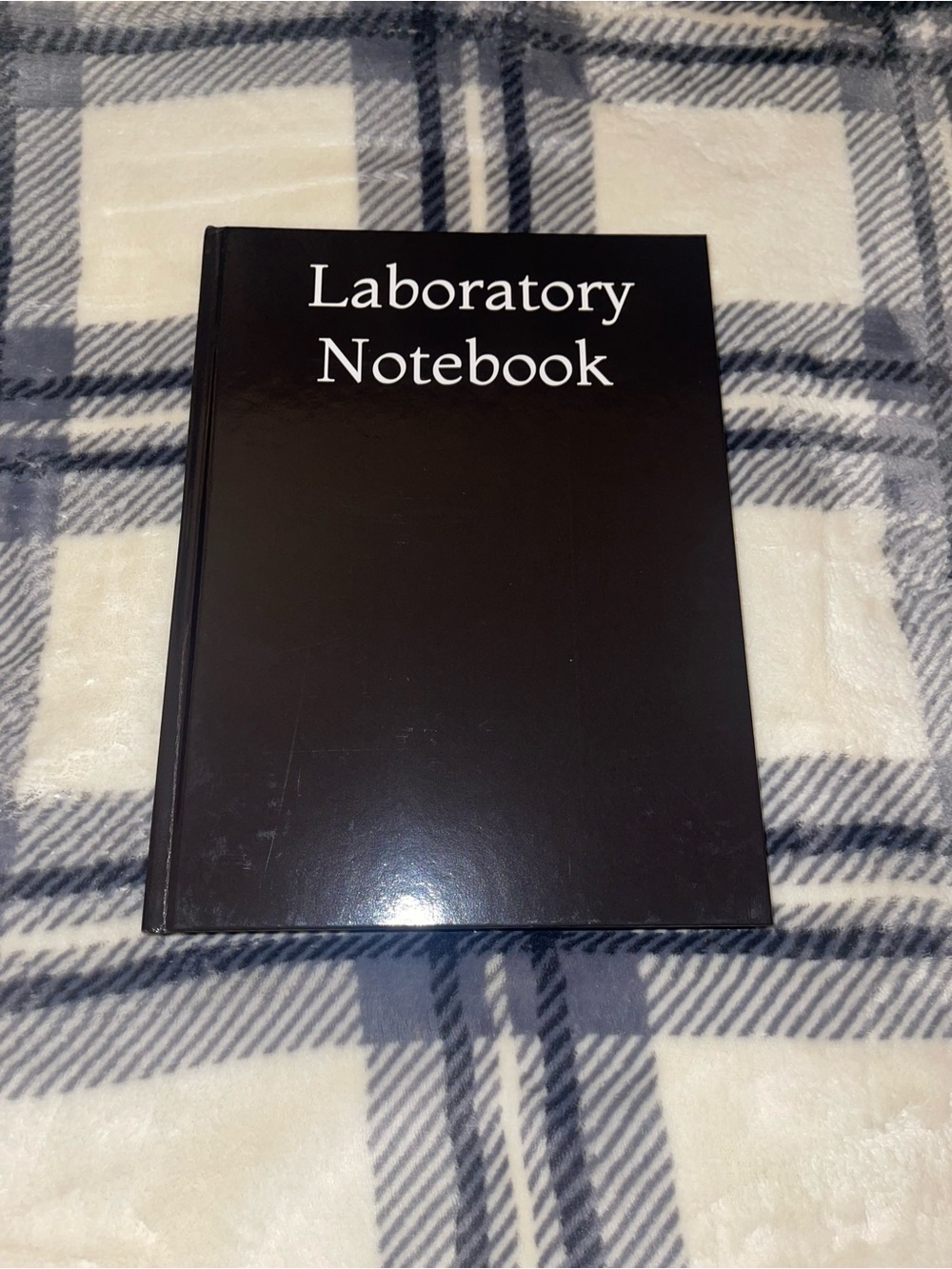 Black Hardcover Laboratory Notebook New